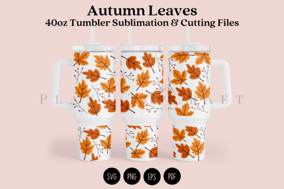 Autumn Leaves 40oz Tumbler Wrap SVG Graphics Review