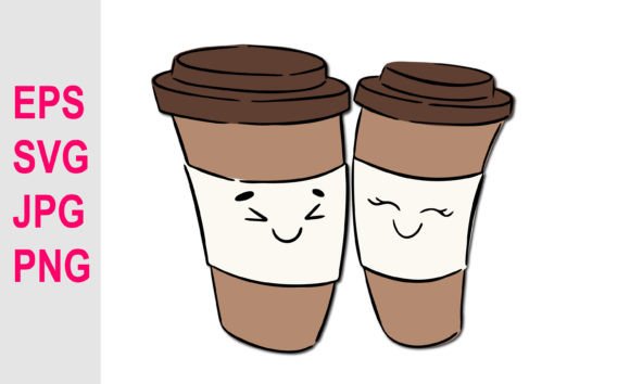 Cartoon Coffee Cup Illustration SVG: Embroidery Designer Review
