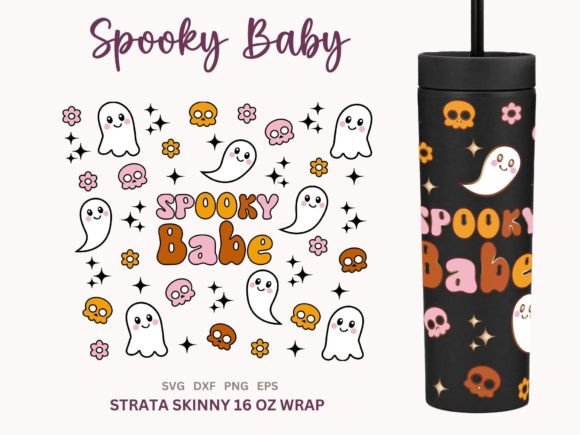 Cute Halloween Strata Tumbler 16oz SVG Graphics Review