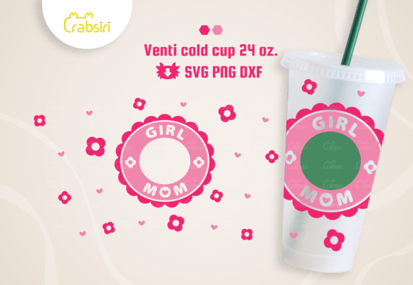 Girl Mom Venti Cold Cup 24oz SVG: Graphics & Crafts Review