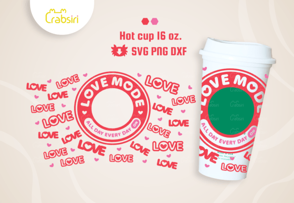 Love Mode Hot Cup 16oz SVG: A Designer’s Stitch Test