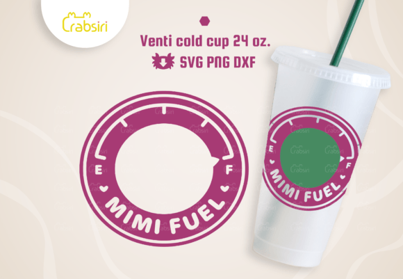 Mimi Fuel Venti Cold Cup 24oz SVG: Embroidery Project Review