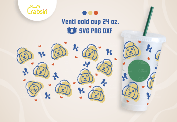 Poodles Venti Cold Cup 24oz SVG: Crafts Graphics Review
