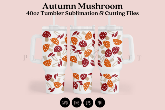 Review: Autumn Mushroom Tumbler Wrap for Crafts & Graphics